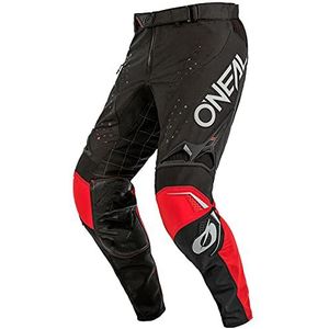 O'NEAL | NEW | Motocrossbroek | MX MTB Mountainbike Motorfiets Enduro | Duurzame materialen, ademende Denier stof | Prodigy FIVE One Pants V.22 | Adult | Zwart Grijs Rood | Maat 38/54