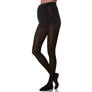 Scudotex Zwangerschapsshort van netweefsel, ondoorzichtig, microvezel, zwart, maat 5-1 stuk