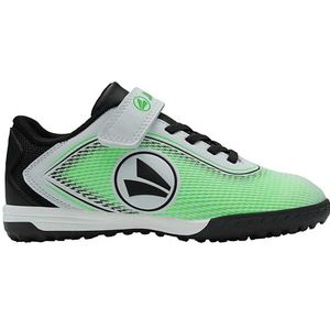 JAKO Unisex J-st Course Ev voetbalschoen voor kinderen, Wit Neon Groen, 33 EU