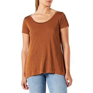 comma Dames T-Shirt, 8757 bruin, 38
