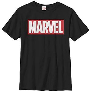 Marvel Brick T-shirt voor jongens, zwart, S