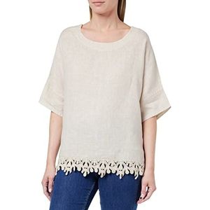 Bonamaison Vrouwen Trlsc100545 Blouse, Desert, 10 UK, Woestijn, 36