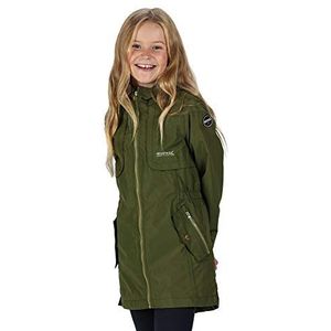 Regatta Kid's Tarana' Waterdicht Ademend Volledig Gevoerde Parka Met Reflecterende Trim Jassen Shell, Cypress Groen, M