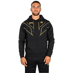 Venum Heren UFC capuchontrui Fight Night 2.0 replica sweatshirt, zwart/goud, M