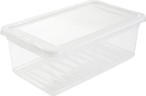 keeeper - Bea - Opbergdoos - Doorzichtig - 33 x 19,5 x 12 cm - 5,6 l