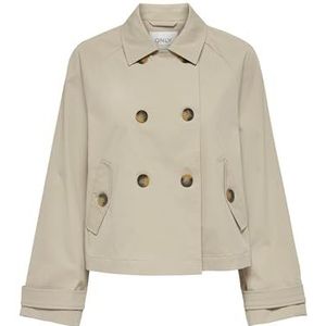 ONLY Dames trenchcoat kort, Oxford tang., L