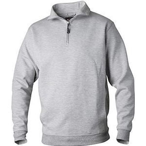 Top Swede 0102-06-06 Model 0102 Zip sweatshirt, lichtgrijs gemêleerd, maat L