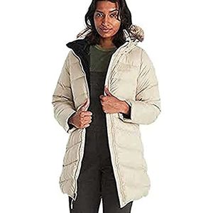 Marmot Dames Wm's Montreal Coat, Lichte donsjas, 700s Fill-Power, warme parka, stijlvolle winterjas, waterafstotend, winddicht, Sandbar, XL