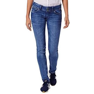 Pepe Jeans Vera - Jeans - Slim - Dames, Blauw (Medium Used Wiser Wash Denim Wy5), 32W X 32L