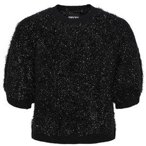 Pcfee Ss O-hals Knit, zwart, M
