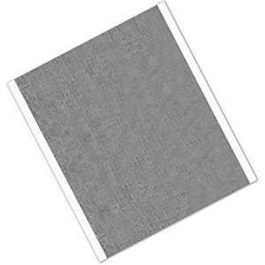 TapeCase 427 aluminium plakband, 12,7 x 15,2 cm, 25 stuks, glanzend zilverkleurig, aluminium/acryl-plakband, 65-300 graden F prestatietemperatuur, 0,0046 cm dik, 15,2 cm L, 12,7 cm W, rechthoekig
