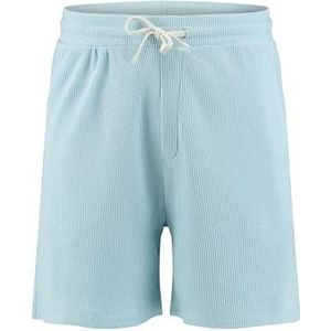 KEYLARGO - MPA KLROY - Herenshorts - IJsblauw - Elastische Tailleband met Trekkoord