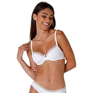 Lovable Reggiseno Ferretto My Daily Comfort bikinitop voor dames, wit (003-bianco), 80D