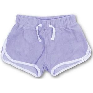 Shade Critters Paarse badstof meisjes shorts, Meerkleurig, 4 Jaar