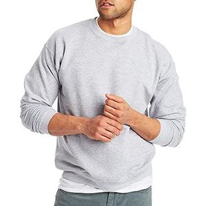 Hanes Sweatshirt voor heren, Licht staal, 4XL