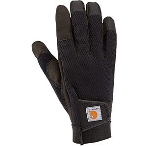 Carhartt Mannen synthetisch leer hoge behendigheid Touch gevoelige veilige manchet handschoen koud weer, zwart, medium