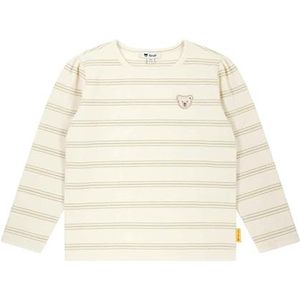 Steiff T-shirt met lange mouwen, EU maat 92, Eggnog, sweatshirt met lange mouwen voor kinderen, pullover met lange mouwen, babybovendeel, ideaal basic shirt, comfortabel en zacht, wasmachinebestendig,