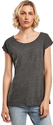 Build Your Brand - T-shirt - Antraciet - Brede Hals