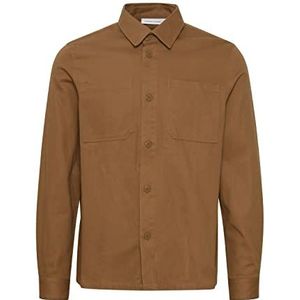CASUAL FRIDAY Heren Anton Cotton Twill Overhemd hemd, 181022_Ermine, XL, 181022_ermine, XL