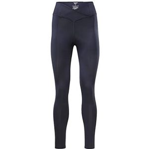 Reebok Basic legging met hoge taille voor dames, Vector Navy, XS petite