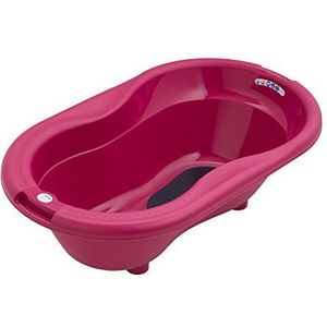 Rotho Babydesign TOP badkuip, met antislipmat en afvoerstop, 0-12 maanden, TOP, babybleu parel (lichtblauw), 200010103 roze
