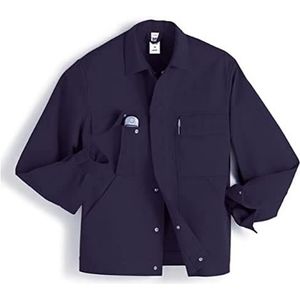 BP Workwear Basic 1485-060-10 werkjas - verborgen drukknoopsluiting - puur katoen - normale pasvorm - maat: 98/102 - kleur: donkerblauw