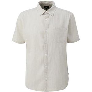 QS Herenhemd met korte mouwen, linnenmix, 81 W0, M