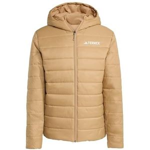 adidas - TERREX - Outdoorjas - Cappuccino/Wit - Gewatteerde Korte Jas