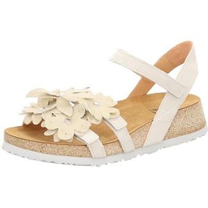 Think! dames KOAK chromfrei gegerbte nachhaltige Sandale, IVORY/KOMBI 1010