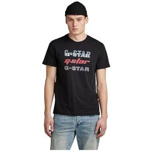 G-Star RAW Triple logo groen, Zwart (Dk Black D25015-336-6484), S