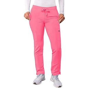 Adar Toevoeging schrobben Voor Dames - broodmager Been lading Trekkoord Schrobben Broek - A6104P - Azalea Roze - XL