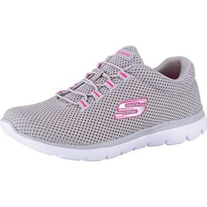 Skechers Summits sneakers voor dames, Grijs Hot Roze, 35.5 EU