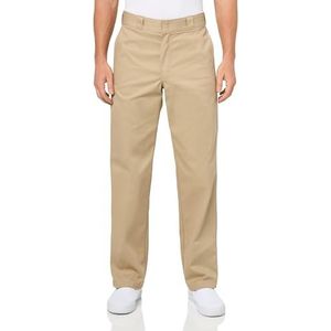 Dickies Werkshirt voor heren met korte mouwen werkkleding, Beige (Kaki), XL