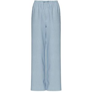 PIECES - PCFeline - Broek - Lichtblauw - Donkergrijs - Wide Leg - Mid Waist