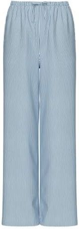 PIECES - PCFeline - Broek - Lichtblauw - Donkergrijs - Wide Leg - Mid Waist