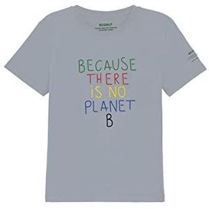 ECOALF, Limalf T-shirt voor kinderen, katoen, gerecyclede stof, katoenen T-shirt voor kinderen, T-shirt met korte mouwen, Grijze mix, 10 jaar
