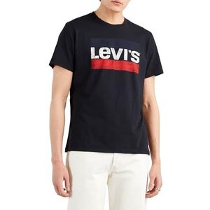 Levi's Sportswear Logo Graphic T-shirt Mannen, Sportswear Beautiful Black+, XS