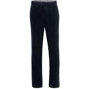 Eurex by Brax Jim Corduroy broek voor heren, Donkerblauw, 46W x 34L