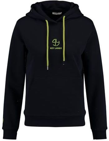 Key Largo - Basic - Hoodie - Navy - Klassieke Capuchontrui met Trekkoord