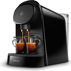 Philips L'OR Barista Koffiezetapparaat, voor Capsules LM8012/60, 2 Kopjes Tegelijkertijd, Geschikt voor Nespresso Capsules, Zwart