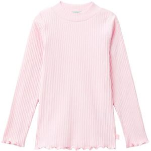 United Colors of Benetton T-shirt voor meisjes en meisjes, Roze, 5 Jaar