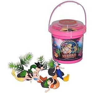 Wild Republic Adventure Bucket Mini-zeemeermin, cadeau voor kinderen, zandspeelgoed met speelgoedfiguren, sensorisch speelgoed