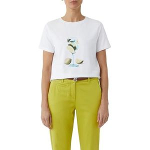 comma - T-Shirt - Katoenmix - Normale Pasvorm