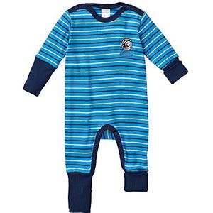 Schiesser Uniseks babypak met Vario tweedelige pyjama, blauw (atlantisch blauw 899), 56 cm