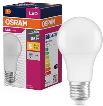 OSRAM - LED Star Value Classic A60 - LED Lamp - Warm Wit - E27 Fitting