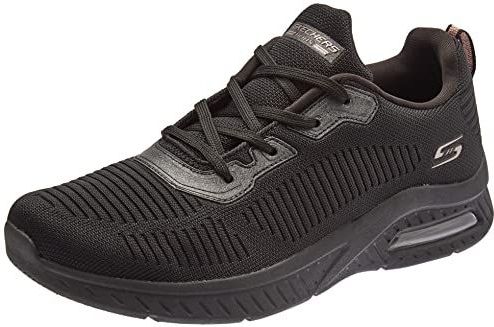 Skechers - BOBS Squad Air - Damestrainers - Zwart - Comfortabele Binnenzool van Memory Foam
