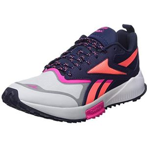 Reebok Lavante Trail 2 Sneakers voor heren, Puur Grijs 3 Vector Navy Trots Roze, 36.5 EU