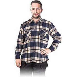 Kfluxnl bescherming flanel hemd, blauw, L maat