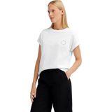 Bugatti - T-shirt - Wit - Biologisch Katoen - Korte Mouwen