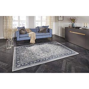 Elle Decor Design tapijt, oosters, nain, woonkamertapijt, 160 x 230 cm, 100% polyester, geschikt voor vloerverwarming, robuust, eenvoudige reiniging), saffierblauw